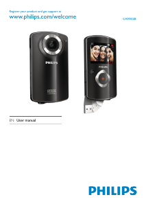 Handleiding Philips CAM102BU Camcorder