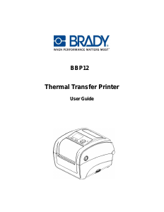 Manual Brady BBP12 Label Printer