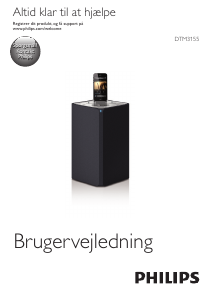 Brugsanvisning Philips DTM3155 Højttalerdock