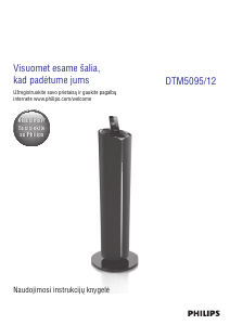 Vadovas Philips DTM5095 Garsiakalbio dokas