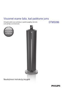 Vadovas Philips DTM5096 Garsiakalbio dokas