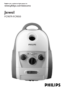 Kullanım kılavuzu Philips FC9061 Elektrikli süpürge