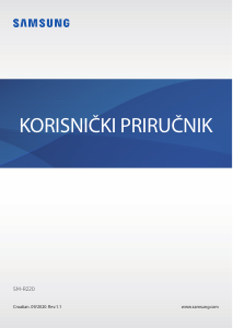 Priručnik Samsung SM-R220 Galaxy Fit2 Uređaj za praćenje aktivnosti