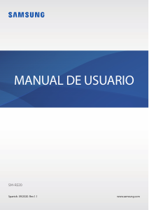 Manual de uso Samsung SM-R220 Galaxy Fit2 Rastreador de actividad