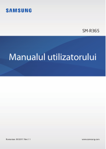 Manual Samsung SM-R365 Ger Fit 2 Pro Tracker de activități