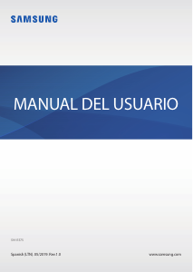 Manual de uso Samsung SM-R375 Galaxy Fit Rastreador de actividad