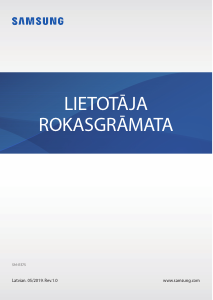 Rokasgrāmata Samsung SM-R375 Galaxy Fit Aktivitātes reģistrators