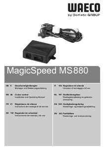Manual Waeco MagicSpeed MS 880 Controle de cruzeiro