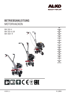 Manual AL-KO MH 350-9 LM Cultivator