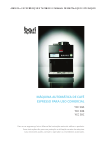 Manual Bari YCC 50B Máquina de café expresso