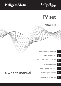 Bedienungsanleitung Krüger and Matz KM0232-T3 LED fernseher