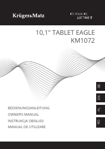Manual Krüger and Matz KM1072 Tabletă