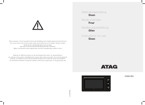 Bedienungsanleitung ATAG OX9570G Backofen