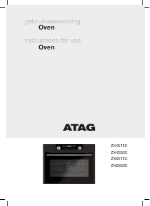 Handleiding ATAG ZX4592D Oven