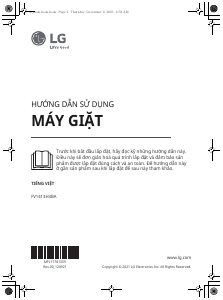 Hướng dẫn sử dụng LG FV1413H3BA Máy giặt