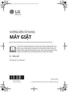 Hướng dẫn sử dụng LG FV1409G4V Máy giặt