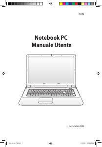 Manuale Asus I5092 Notebook