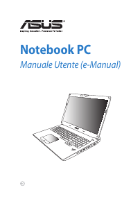 Manuale Asus I7859 Notebook