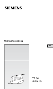 Bedienungsanleitung Siemens TB66310 Bügeleisen