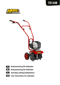 Bruksanvisning Meec Tools 721-348 Kultivator