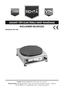 Kullanım kılavuzu Remta KR1 Krep makinesi