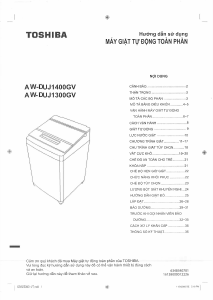 Hướng dẫn sử dụng Toshiba AW-DUJ1400GV Máy giặt