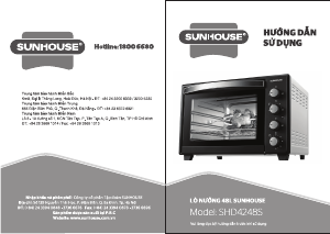 Hướng dẫn sử dụng Sunhouse SHD4248S Lò nướng