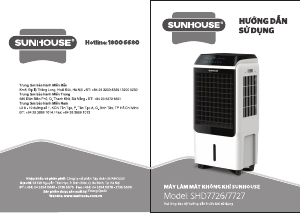 Hướng dẫn sử dụng Sunhouse SHD7726 Máy lọc khí