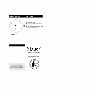 Manual Stauer 49333 Watch