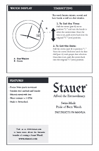 Manual Stauer 49335 Watch