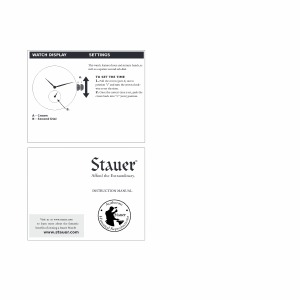 Manual Stauer 49337 Watch
