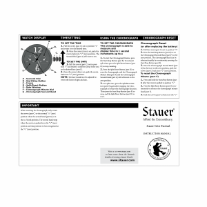 Manual Stauer 49347 Watch