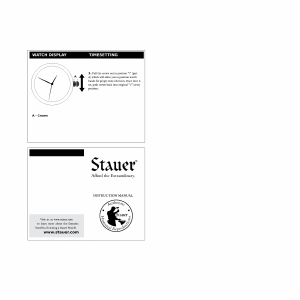 Manual Stauer 50654 Watch