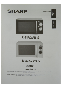 Hướng dẫn sử dụng Sharp R-31A2VN-S Lò vi sóng