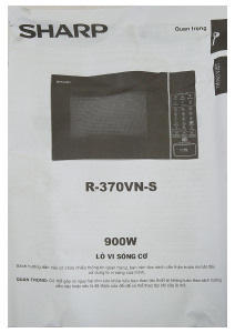Hướng dẫn sử dụng Sharp R-370VN-S Lò vi sóng