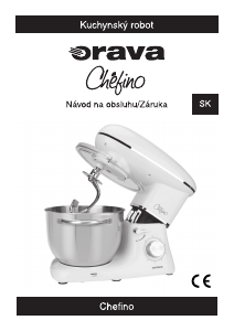 Návod Orava Chefino Kuchynský mixér
