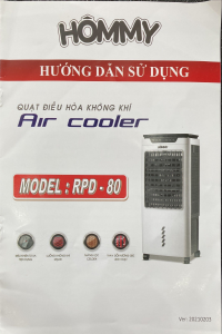Hướng dẫn sử dụng Hommy RPD-80 Quạt