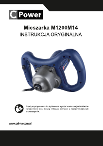 Instrukcja CPower M1200M14 Mieszarka ręczna