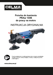 Instrukcja Celma PRAw 100B Polerka