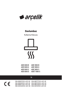 Kullanım kılavuzu Arçelik ADE 906 S Davlumbaz