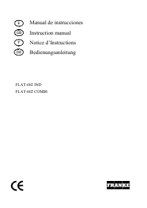 Manual de uso Franke FLAT-602 IND Horno