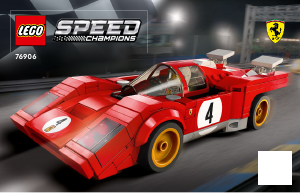 Instrukcja Lego set 76906 Speed Champions 1970 Ferrari 512 M