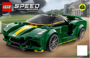 Használati útmutató Lego set 76907 Speed Champions Lotus Evija