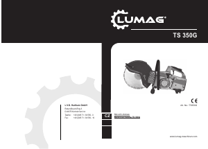 Manuál Lumag TS 350G Kotoučová pila
