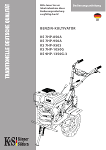 Bedienungsanleitung Könner & Söhnen KS 9HP-1350G-3 Kultivator