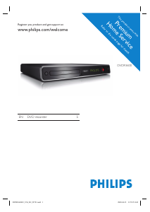 Manual Philips DVDR3600 DVD Player