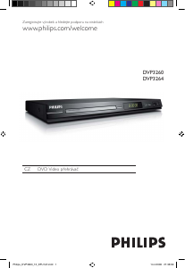 Manuál Philips DVP3264 Přehrávač DVD