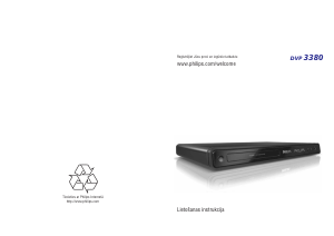 Rokasgrāmata Philips DVP3380 DVD atskaņotājs