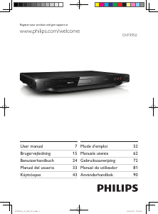 Käyttöohje Philips DVP3950 DVD-soitin
