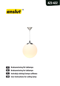Manual Anslut 423-422 Lamp